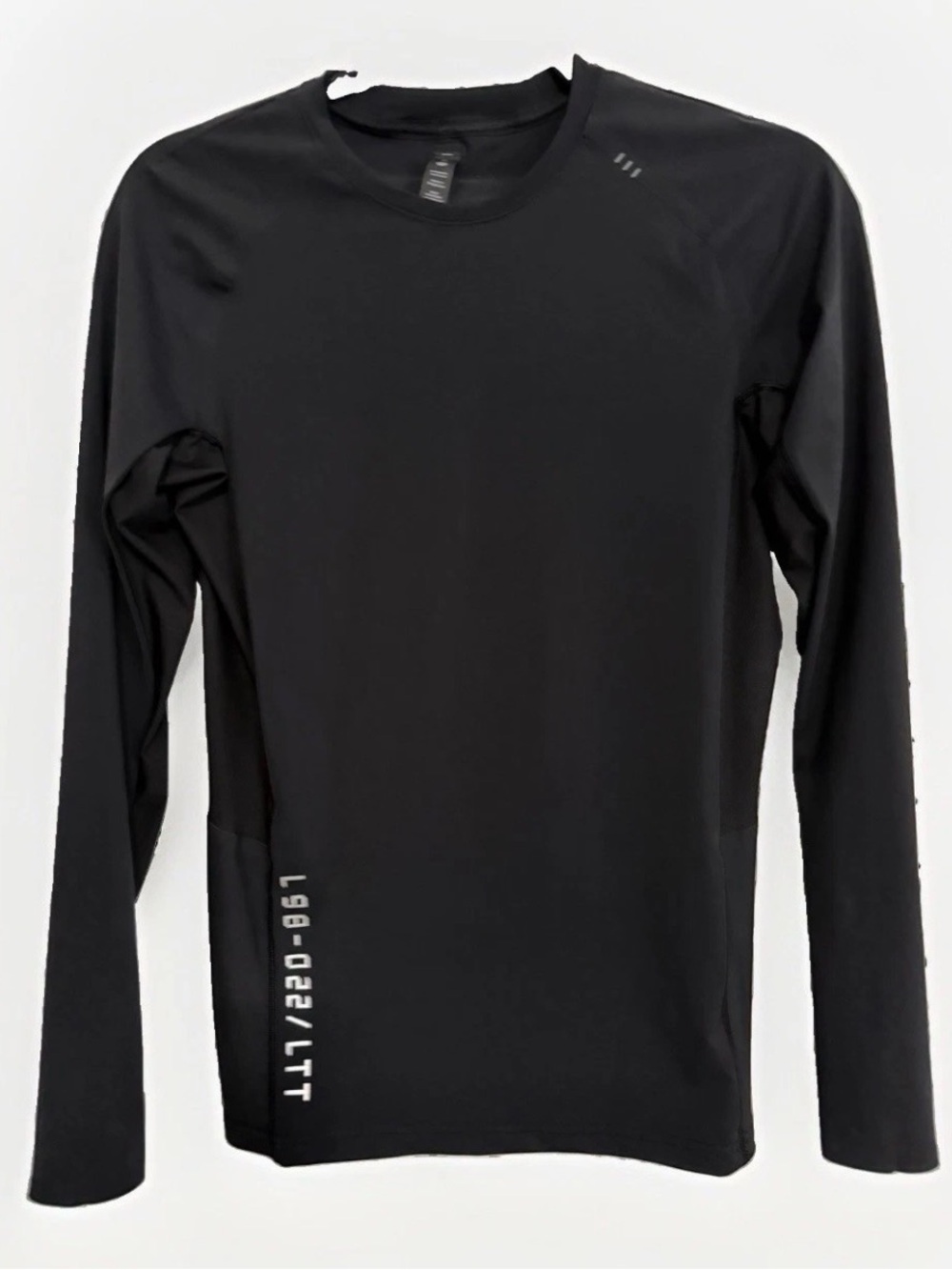 Lululemon Black Vital Drive Long Sleeve Tight Fit Athletic Shirt Men's Medium